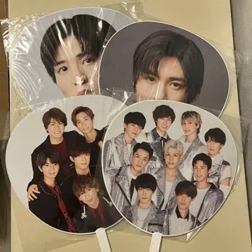 메구로 렌 Snow Man SixTONES 점보 부채