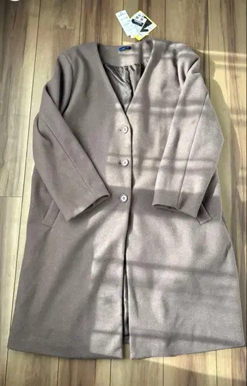 새상품 노카라 코트 아우터 시마무라 3L