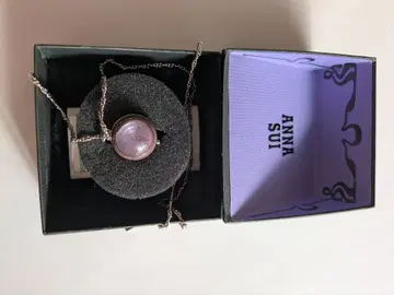 ANNA SUI 목걸이 보라색 시계형