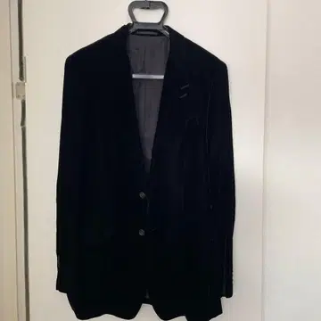 Paul Smith 블랙 벨벳 테일러드 자켓