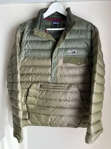 patagonia 남성용 다운 스냅T 풀오버 40주년 M 사이즈