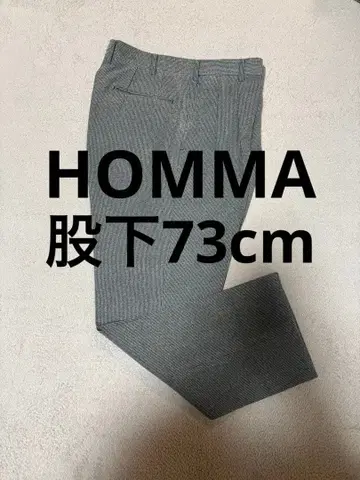 HOMMA 골프 팬츠 슬랙스 센터 프레스 그레이 82 인심 73