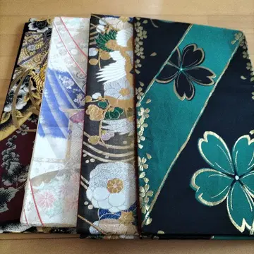 묶음 판매 순수 실크 후쿠로 오비 556