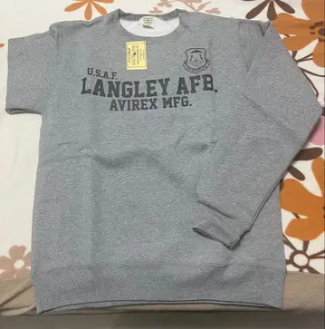 새상품 미사용 AVIREX MFG. LANGLEY AFB 맨투맨 XL