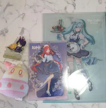 원신 카페 굿즈 세트 한국