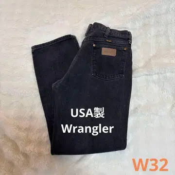 Wrangler 31MWZWK 블랙 데님 W32 미국제 랭글러