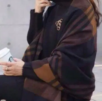 [ 새상품급 ] 조슈아 에리스 프라이머리 블랙워치 대형 브라운 계열