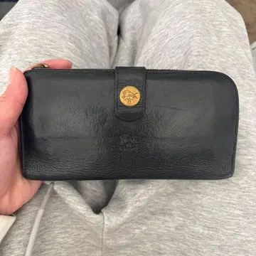 일비종떼 블랙 가죽 장지갑