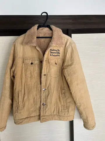 코듀로이 자켓 안감 플리스 구제 의류