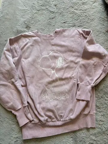 SNIDEL 스나이델 유즈드풍 스누피 프린트 트레이닝복