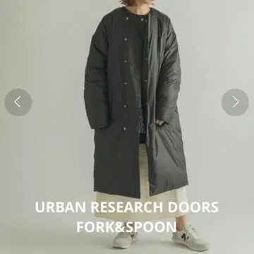 FORK & SPOON 노카라 다운 코트