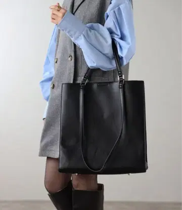 토트백 스퀘어 더블 핸들 토트백 여성용