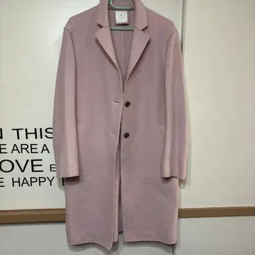 EPOCA THE SHOP 핑크 롱 코트