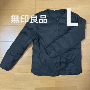 블랙 다운 자켓 L 사이즈