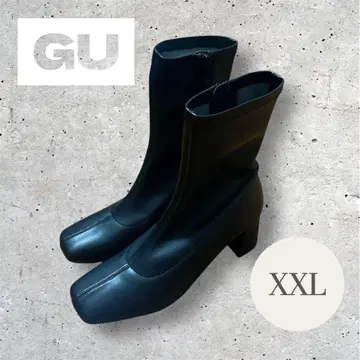 미사용 새상품 GU 지유 울트라 스트레치 힐 부츠 XXL 블랙