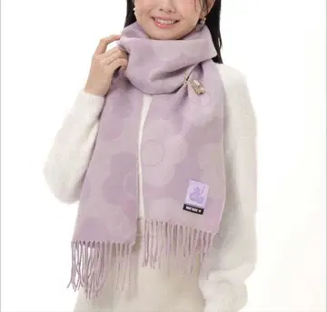 디즈니 라푼젤 마리크와 꽃무늬 라벤더 스카프