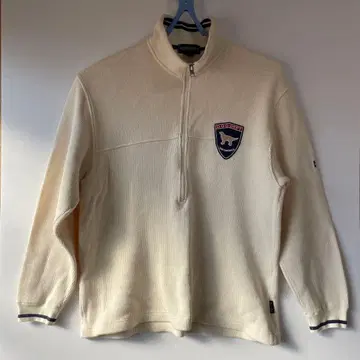 DOG DEPT 화이트 집업 맨투맨