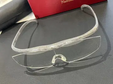 Hazuki 하즈키 루페 라지 클리어 렌즈 1.32배 티타늄 컬러