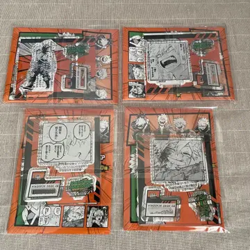 히로아카 아크릴 피규어 컬렉션 바쿠고 4개 세트 A