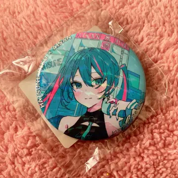 하츠네 미쿠 아이산전기 콜라보 캔뱃지 한정판 완판 미개봉 새상품 1개