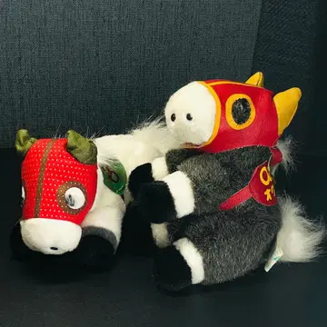 오구리 캡 봉제 인형 마스코트 2체 세트 AVANTI SEGA 경마