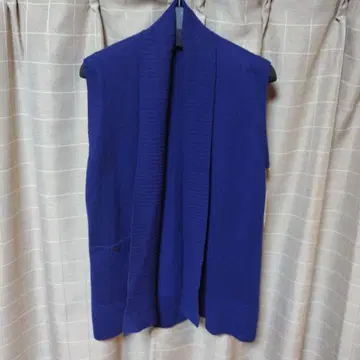 새상품 아소시 카시미어 100% 니트 베스트 정가 53900엔