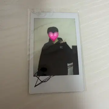 AB6IX 우진 친필 사인 폴라로이드