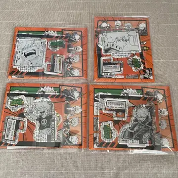 히로아카 아크릴 피규어 컬렉션 바쿠고 4개 세트 B