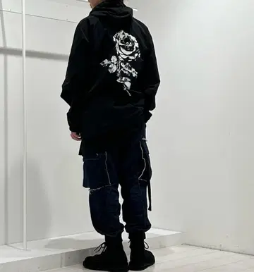 새상품 Ground Y ROSE 아노락 후드티 자켓