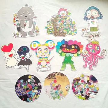 무라카미 다카시 모노노케 교토 회장 한정판 다이컷 아트 카드 10종 세트