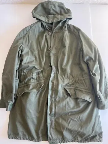 프랑스군 실물 후계 파카 코트 92L 라이너 포함 올리브