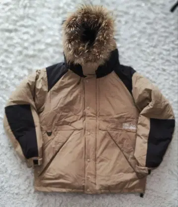 FIRST DOWN 다운 자켓 XLARGE 베이지/블랙