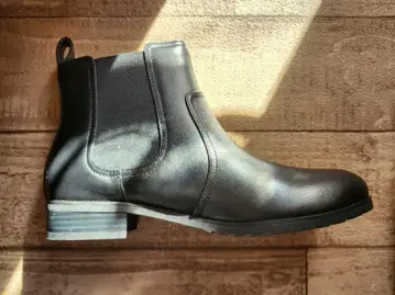 블랙 사이드 고어 부츠 합성 피혁 ACQUA CALDA