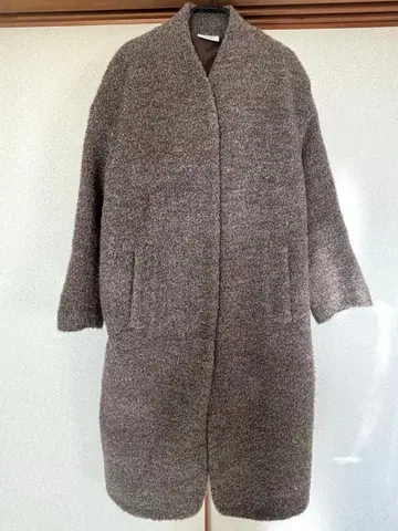 yuni 알파카 울 롱 코트