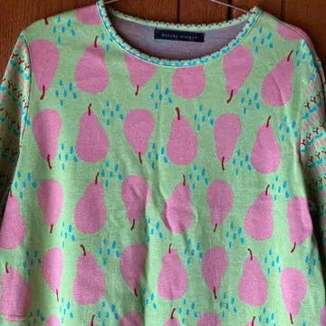 서양배 패턴이 귀여운 마타노 아츠코 원피스 와코루