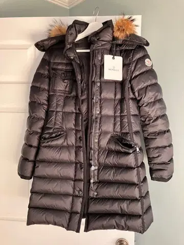 MONCLER 블랙 롱 다운 자켓