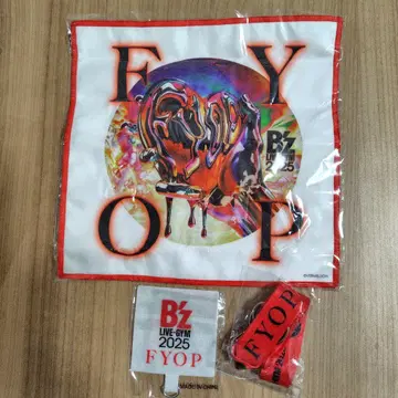 [ 익명 배송 ] B'z FYOP 가챠 넥스트랩 폰탭 미니 타월