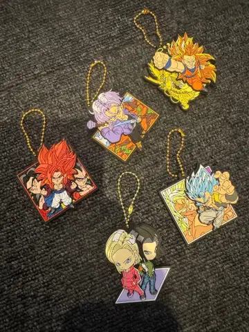 드래곤볼 라바 마스코트 5종 세트