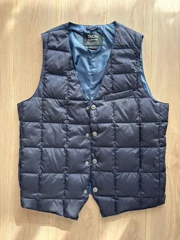 TAION 다운 베스트 (네이비)