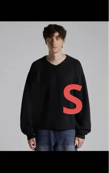 [ Parts Lab. ] 베이직 니트 풀오버 블랙 S