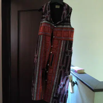 몽족 빈티지 원단 롱베스트 베스트