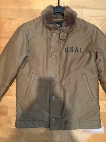 ALPHA INDUSTRIES N-1 덱 자켓 브라운 M