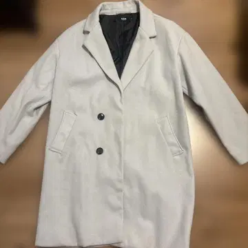 AZUL by MOUSSY 라이트 그레이 체스터 코트 M