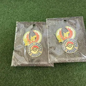 포켓몬 센터 KYOTO 한정판 핀 배지 2개 세트