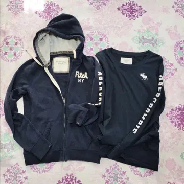 아바클로 후드티 셔츠 세트 L 사이즈 Abercrombie