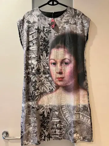 아차츄무무차차 회화풍 원피스 38