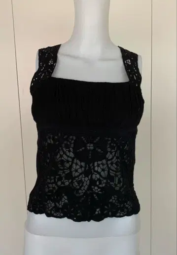 ULUWATU 슬리브리스 레이스 블라우스 발리 섬 브랜드