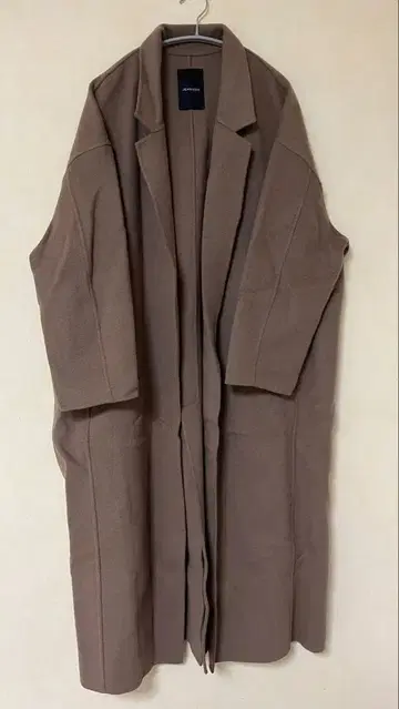 JEANASIS 브라운 맥시 롱 코트