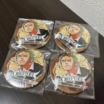 [ ONE PIECE ] 원피스 로로노아 조로 캔뱃지 4점
