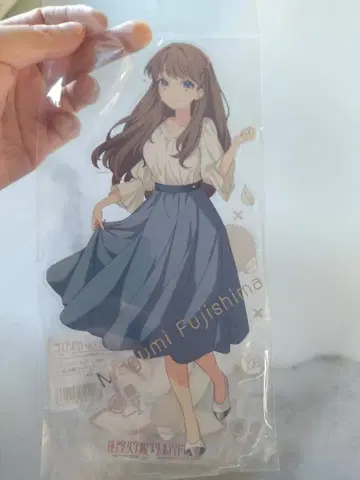 하스노소라 러브 라이브 후지시마 메구미 금박 빅 아크릴 스탠드